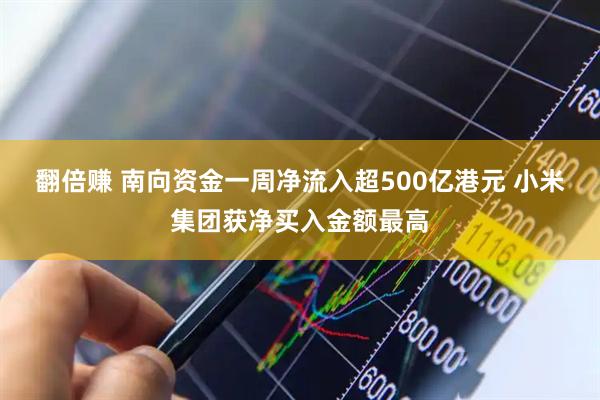 翻倍赚 南向资金一周净流入超500亿港元 小米集团获净买入金额最高